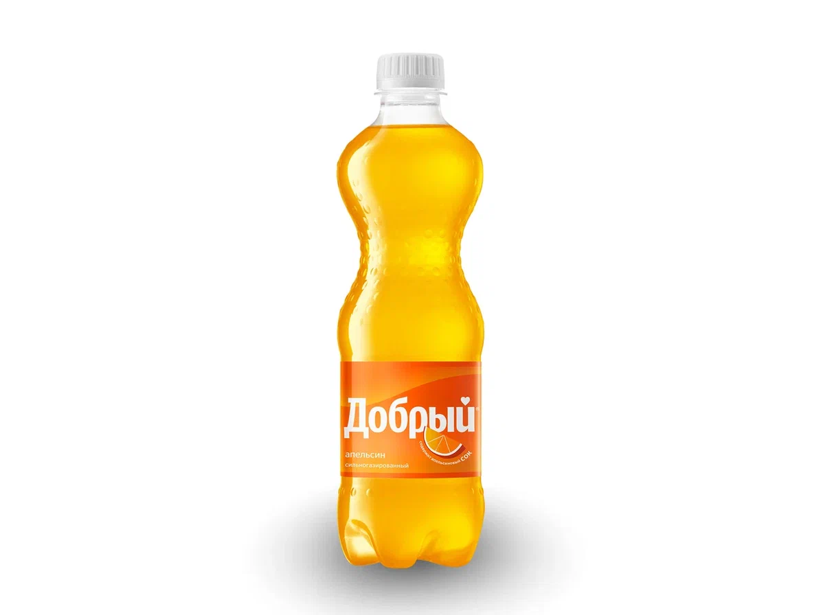Напиток ДОБРЫЙ "Апельсин с витамином С" сильногазированный 0,5 л