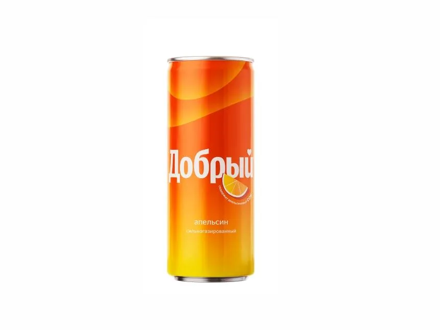 Добрый Кола ж/б 0,33л АПЕЛЬСИН